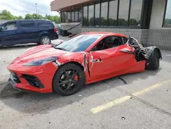 Salvage cars for sale at Fort Wayne, IN auction: 2022 Chevrolet Corvette Stingray 3LT