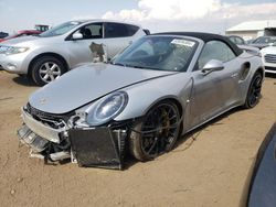 Salvage cars for sale at Brighton, CO auction: 2017 Porsche 911 Turbo