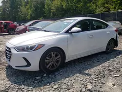 Salvage cars for sale at Waldorf, MD auction: 2018 Hyundai Elantra SEL