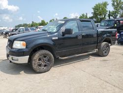 Salvage trucks for sale at Bridgeton, MO auction: 2005 Ford F150 Supercrew