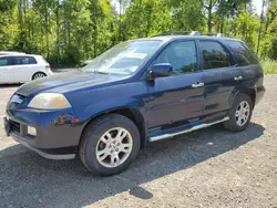 Salvage cars for sale at Cookstown, ON auction: 2004 Acura MDX Touring