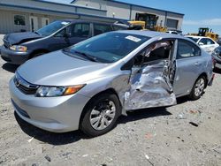 Honda Civic lx salvage cars for sale: 2012 Honda Civic LX