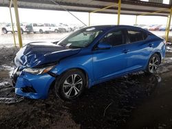 Salvage cars for sale at Houston, TX auction: 2021 Nissan Sentra SV