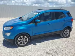 Ford salvage cars for sale: 2018 Ford Ecosport SE