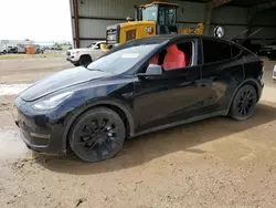 Salvage cars for sale at Houston, TX auction: 2022 Tesla Model Y