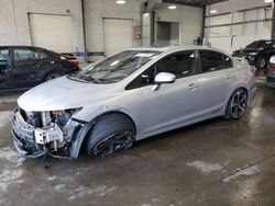 Salvage cars for sale at Ham Lake, MN auction: 2015 Honda Civic SI