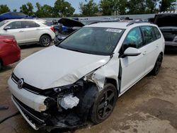 Salvage cars for sale at Bridgeton, MO auction: 2016 Volkswagen Golf Sportwagen S