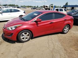 Flood-damaged cars for sale at auction: 2015 Hyundai Elantra SE