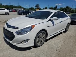 Salvage cars for sale at Bridgeton, MO auction: 2015 Hyundai Sonata Hybrid