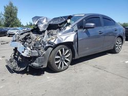 Salvage cars for sale at Woodburn, OR auction: 2015 Honda Civic EXL