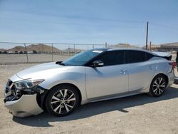 Salvage cars for sale at North Las Vegas, NV auction: 2016 Nissan Maxima 3.5S