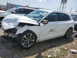 Salvage cars for sale from Copart Chicago Heights, IL: 2024 Audi Q5 Premium Plus 45