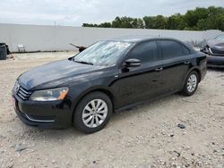 Salvage cars for sale at New Braunfels, TX auction: 2015 Volkswagen Passat S