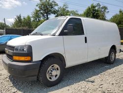 Salvage trucks for sale at Waldorf, MD auction: 2022 Chevrolet Express G2500