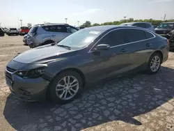 Salvage cars for sale at Indianapolis, IN auction: 2017 Chevrolet Malibu LT