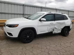 Salvage cars for sale at Dyer, IN auction: 2021 Jeep Cherokee Latitude Plus