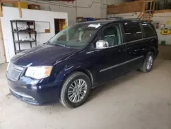 Salvage cars for sale at Ham Lake, MN auction: 2015 Chrysler Town & Country Touring L