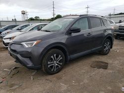 Salvage cars for sale at Chicago Heights, IL auction: 2017 Toyota Rav4 LE