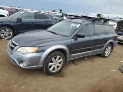 Salvage cars for sale at Brighton, CO auction: 2009 Subaru Outback 2.5I