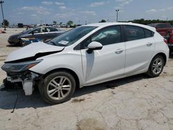 Vehiculos salvage en venta de Copart Indianapolis, IN: 2017 Chevrolet Cruze LT