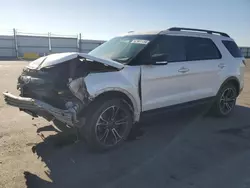 Salvage cars for sale at Fresno, CA auction: 2015 Ford Explorer Sport