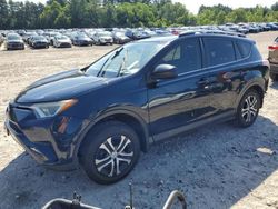 Salvage cars for sale at Mendon, MA auction: 2018 Toyota Rav4 LE