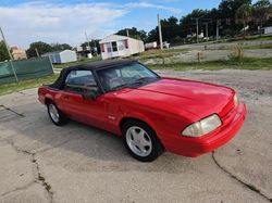 Salvage cars for sale at Orlando, FL auction: 1992 Ford Mustang LX