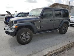 Vehiculos salvage en venta de Copart Corpus Christi, TX: 2019 Jeep Wrangler Unlimited Sport