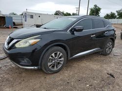 Salvage cars for sale at Oklahoma City, OK auction: 2015 Nissan Murano S