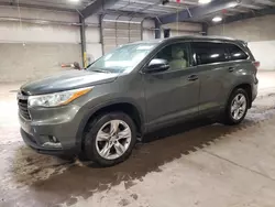 Toyota Vehiculos salvage en venta: 2016 Toyota Highlander Limited