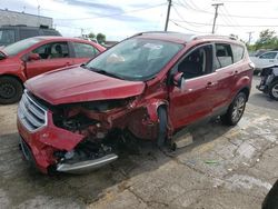 Salvage cars for sale from Copart Chicago Heights, IL: 2017 Ford Escape Titanium