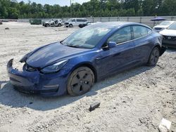 Salvage cars for sale at Ellenwood, GA auction: 2023 Tesla Model 3