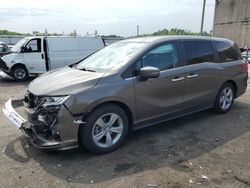 Salvage cars for sale at Fredericksburg, VA auction: 2020 Honda Odyssey EXL