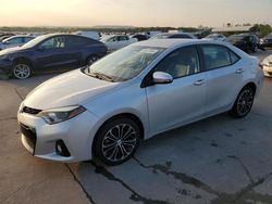 Salvage cars for sale at Grand Prairie, TX auction: 2015 Toyota Corolla L