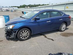 Salvage cars for sale at Pennsburg, PA auction: 2019 Nissan Sentra S