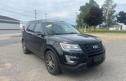 Salvage cars for sale at Moncton, NB auction: 2017 Ford Explorer Sport