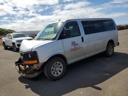 Chevrolet Express g1500 ls salvage cars for sale: 2011 Chevrolet Express G1500 LS