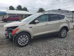 Salvage cars for sale at Prairie Grove, AR auction: 2018 Ford Escape Titanium