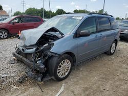 Salvage cars for sale from Copart Columbus, OH: 2010 Toyota Sienna CE