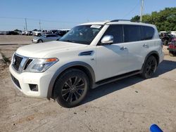 Salvage cars for sale at Oklahoma City, OK auction: 2017 Nissan Armada SV