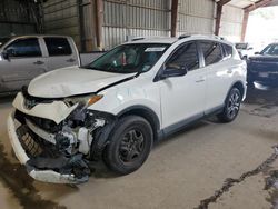 Salvage cars for sale at Greenwell Springs, LA auction: 2016 Toyota Rav4 LE