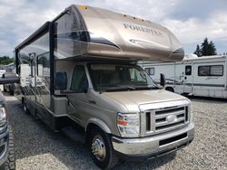 Salvage trucks for sale at Graham, WA auction: 2015 Wildwood 2015 Ford Econoline E450 Super Duty Cutaway Van