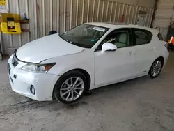 Salvage cars for sale from Copart Abilene, TX: 2012 Lexus CT 200