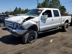 Salvage trucks for sale at Denver, CO auction: 2000 Ford F250 Super Duty