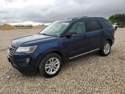 Salvage cars for sale at New Braunfels, TX auction: 2016 Ford Explorer XLT