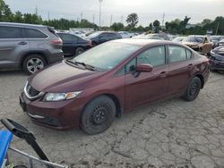 Salvage cars for sale at Bridgeton, MO auction: 2015 Honda Civic LX