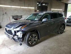 Toyota salvage cars for sale: 2022 Toyota Highlander XLE