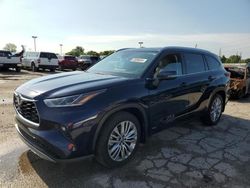 Salvage cars for sale at Indianapolis, IN auction: 2023 Toyota Highlander Hybrid Limited