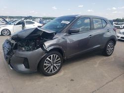 Salvage cars for sale from Copart Grand Prairie, TX: 2021 Nissan Kicks SV