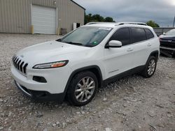 Salvage cars for sale from Copart Lawrenceburg, KY: 2015 Jeep Cherokee Limited